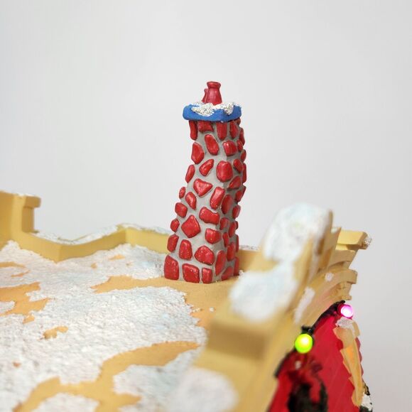 Disney Toon Town Fire Department Light Up Christmas Village Decor Holiday LED - Picture 8 of 16